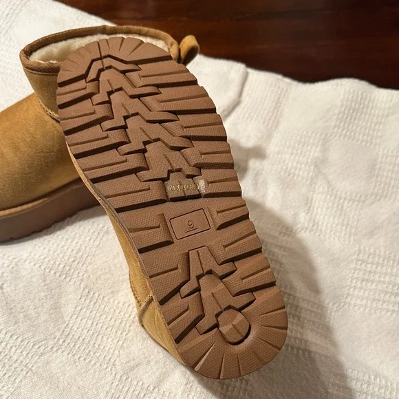 Tan Suede Ankle Boots - Picture 5 of 13